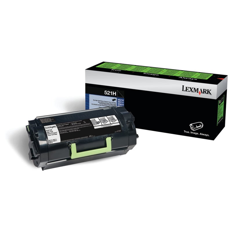 Lexmark Remanufactured Toner Cartridge - Black - Image 1